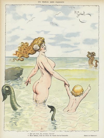 Illustratie voor Le Rire door Henri Gerbault