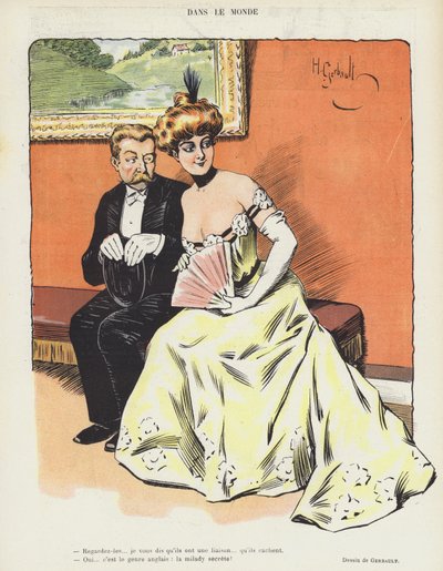 Illustratie voor Le Rire door Henri Gerbault