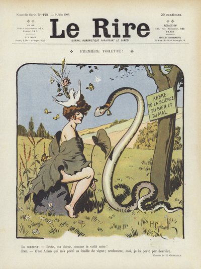 Illustratie voor Le Rire door Henri Gerbault