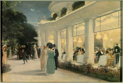 Diner in Pre Catelan door Henri Gervex
