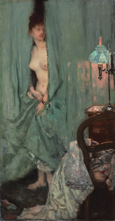 Onverwacht bezoek, 1878 door Henri Gervex