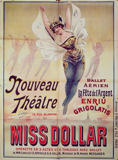 Poster voor het Ballet Aerien La Fete de l
