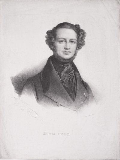 Henri Herz (1803-88) door Henri Grevedon