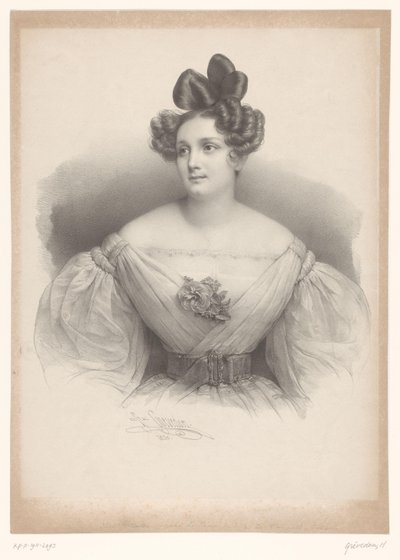 Portret van Madame Nolté door Henri Grevedon