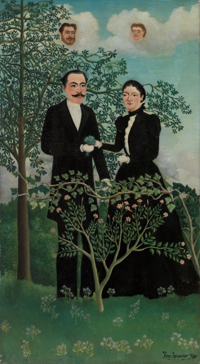 Verleden en Heden door Henri J.F. 1844 1910 Rousseau
