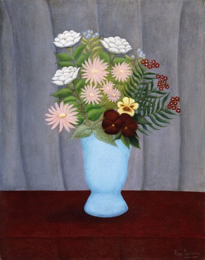 Tuinbloemen door Henri J.F. Rousseau