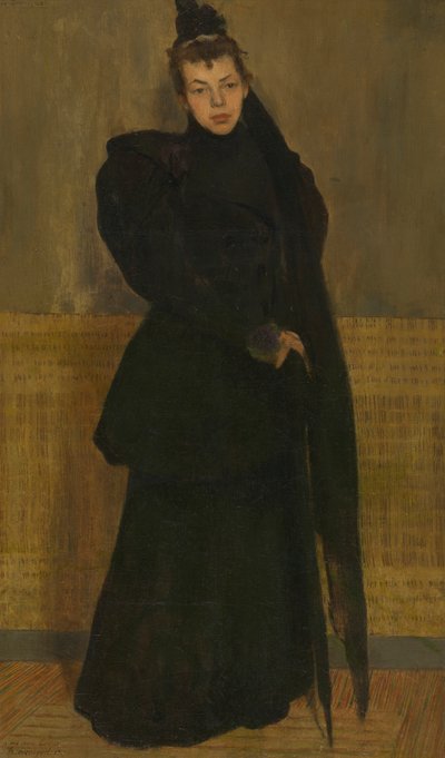 Louise in Rouw door Henri Jacques Edouard Evenepoel