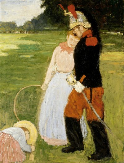 Zondag in het Bois de Boulogne door Henri Jacques Edouard Evenepoel