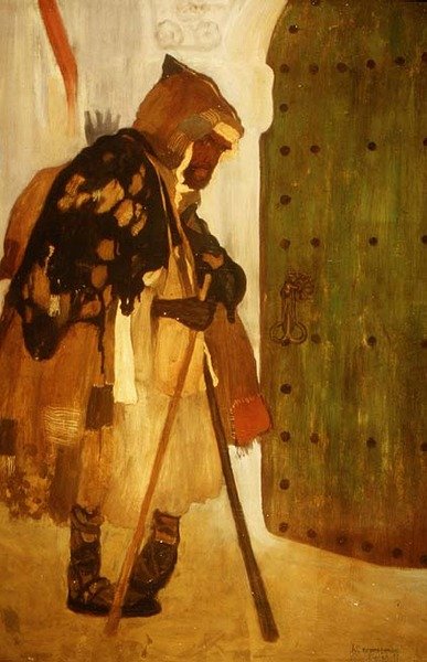 De Arabische Bedelaar door Henri Jacques Edouard Evenepoel