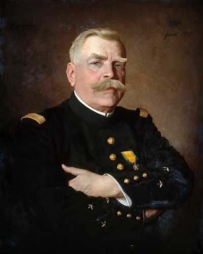 Portret van Joseph Joffre 1852-1931, Maarschalk van Frankrijk door Henri Jacquier