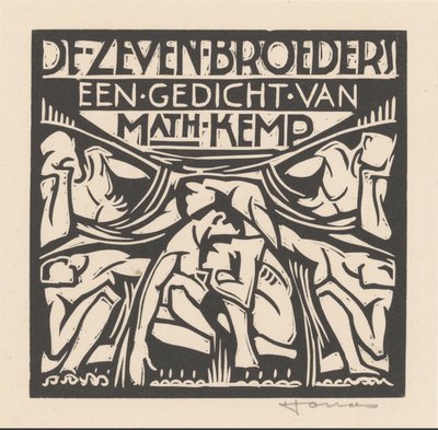 De zeven broeders door Henri Jonas (signed by artist)