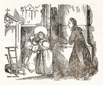 Le Rouge et le Noir [De Rode en de Zwarte] door Stendhal (Marie-Henri Beyle) (1783-1842) titelpagina van Boek 1 door Henri Joseph Dubouchet