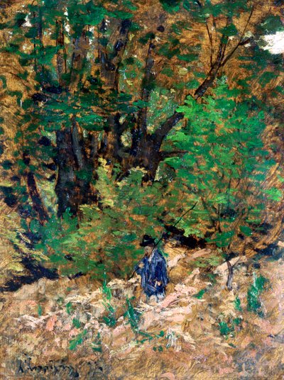 Thuis in het bos, ca. 1880 door Henri Joseph Harpignies