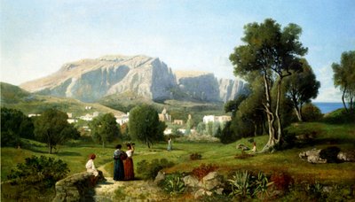 Capri door Henri Joseph Harpignies
