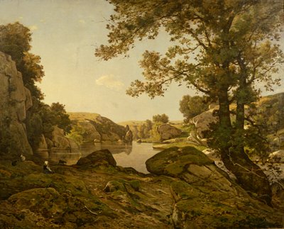 Le Saut de Loup door Henri Joseph Harpignies