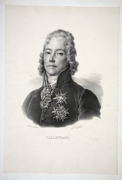 Talleyrand, gepubliceerd 1821 door Henri Joseph Hesse