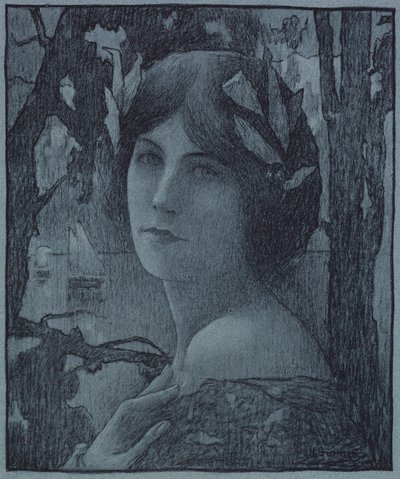 Zachte nacht, 1899 door Henri Jules Guinier