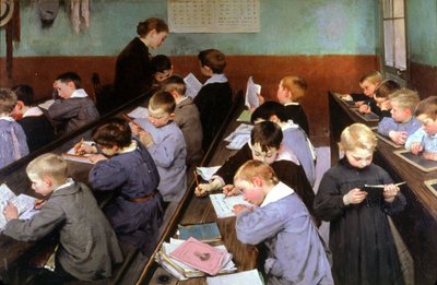 Kinderklas door Henri Jules Jean Geoffroy