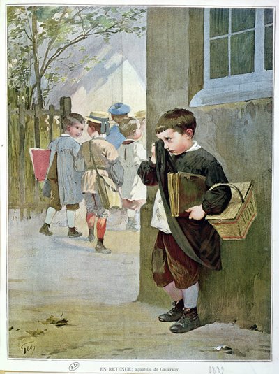 In Detentie, 1889 door Henri Jules Jean Geoffroy