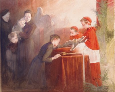 De bevestiging door Henri Jules Jean Geoffroy
