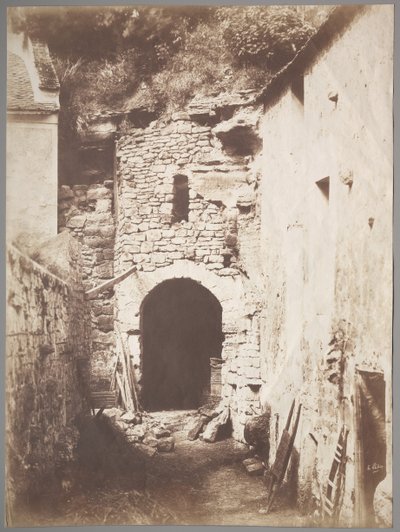 Achter de Troglodietenboerderij door Henri Le Secq