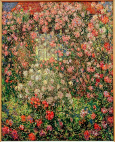 Het paviljoen met rozen, Gerberoy door Henri Le Sidaner