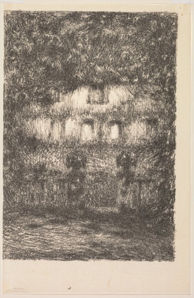 Het Huis in Maanlicht door Henri Le Sidaner