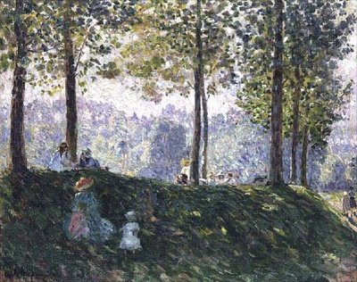 Kinderen in een park door Henri Lebasque