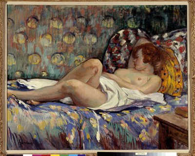 Naakt Longe door Henri Lebasque