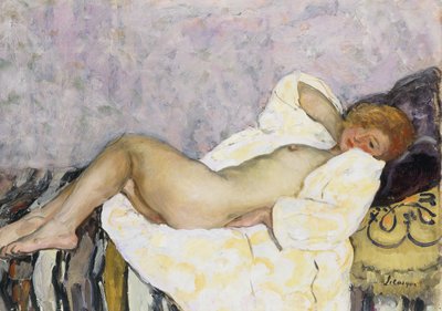 Liggende naakt door Henri Lebasque