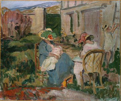 De familie door Henri Lebasque