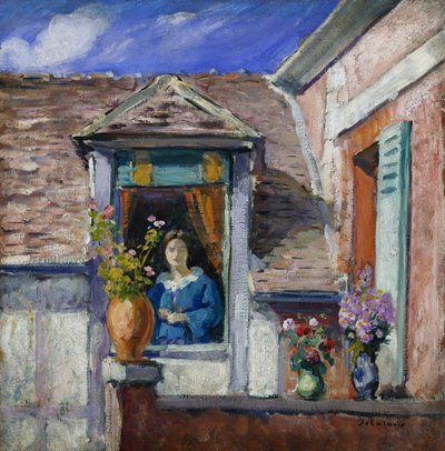 Vrouw bij het Raam door Henri Lebasque