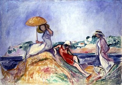Vrouwen aan zee, c.1910 door Henri Lebasque