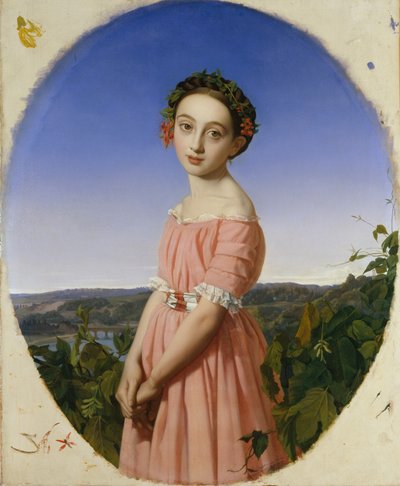 Faustine Léo 1832-1865 door Henri Lehmann