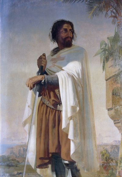 Hugues de Payens, Grootmeester van de Tempeliers door Henri Lehmann