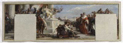 Schets voor de raadszaal van het stadhuis van Pantin: De Wet door Henri Leopold Levy