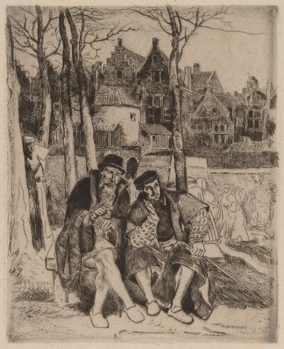 Faust en Wagner door Henri Leys
