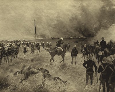 Bezetting van Coomassie, 1873-1874 door Henri Louis Dupray
