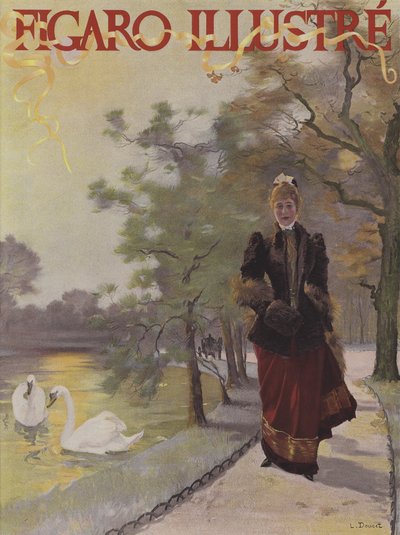 Omslag van Le Figaro Illustre, februari 1891 door Henri Lucien Doucet