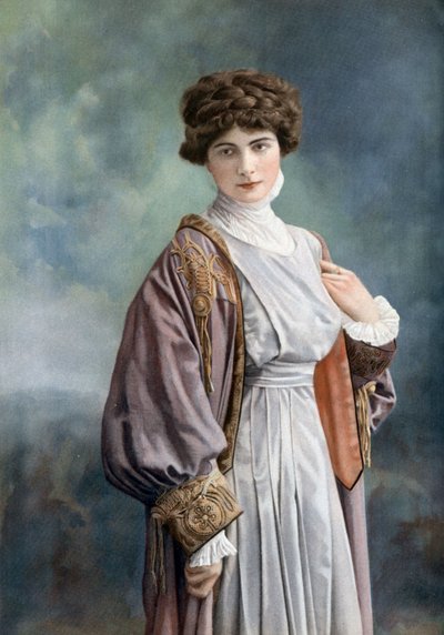Komiek Melle Paz Ferrer, Foto door Henri Manuel uit Frans Tijdschrift "Le Theatre" oktober 1908 door Henri Manuel