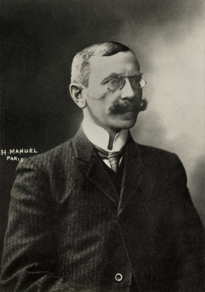 Portret van de Franse schrijver Eugene Bertol , Graivil ( 1857 door Henri Manuel