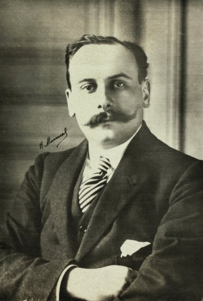 Portrait of Henri De Jouvenel (photo) door Henri Manuel