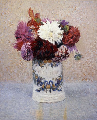 Een boeket dahlia