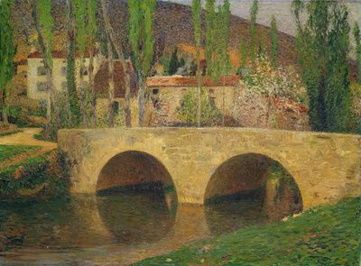 Hamlet bij de Brug door Henri Martin