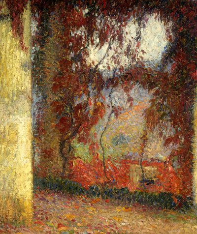 Het terras door Henri Martin