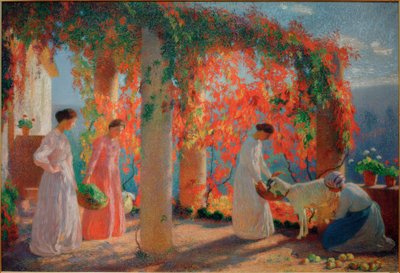 De pergola in Marquayrol door Henri Martin