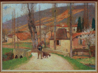 Boer komt het dorp binnen door Henri Martin