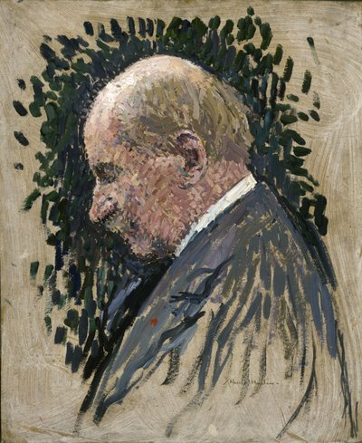 Portret van de componist Gustave Charpentier, ca. 1932 door Henri Martin