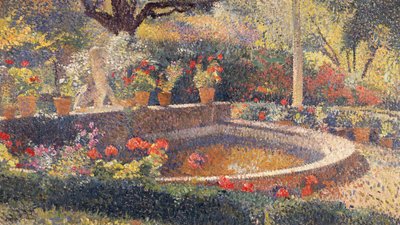 De Centrale Vijver in het Marquayrol Park door Henri Martin