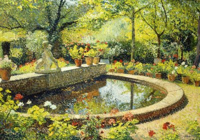 De vijver bij Marquayrol door Henri Martin